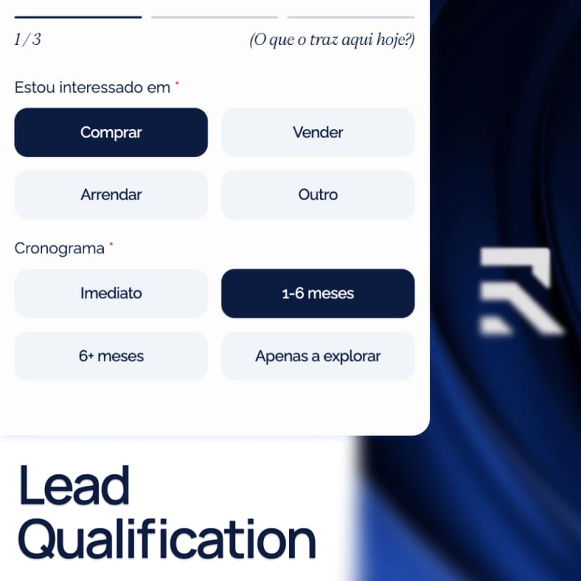 Lead qualification flow for Relux